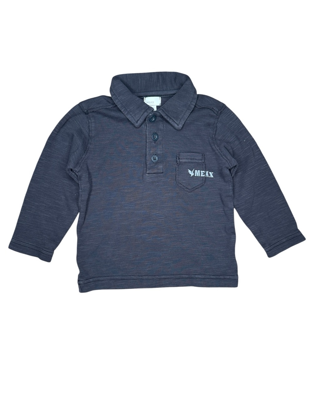 Mexx Dark Blue Long-Sleeve Polo Top for Kids